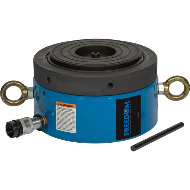 Freedom Hydraulics 250 Ton Low Profile Locknut Cylinder, 2.00In. Stroke