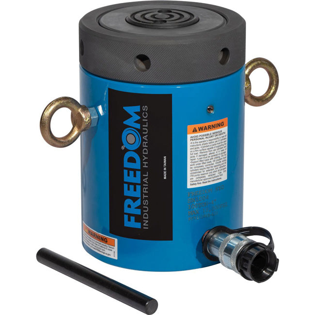 Freedom Hydraulics 100 Ton Locknut Cylinder, 4 In Stroke