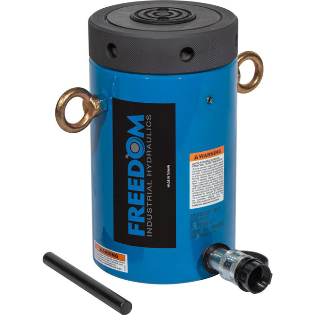 Freedom Hydraulics 100 Ton Locknut Cylinder, 6 In Stroke