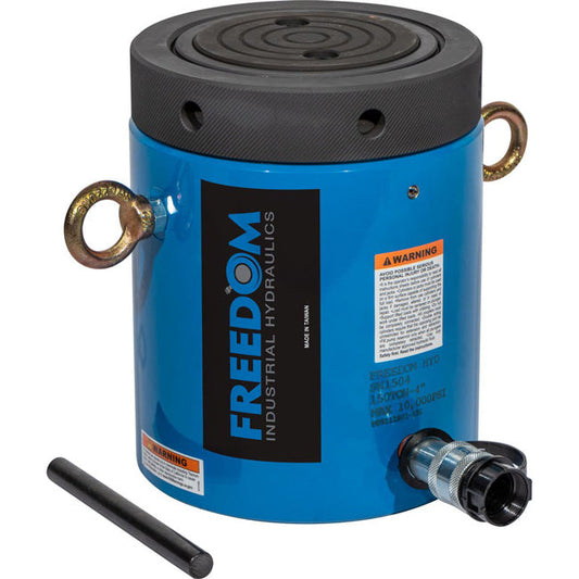Freedom Hydraulics 150 Ton Locknut Cylinder, 4 In Stroke