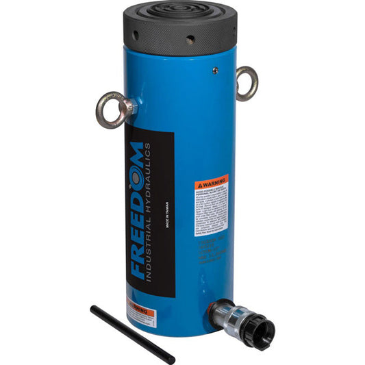 Freedom Hydraulics 50 Ton Locknut Cylinder, 10 In Stroke