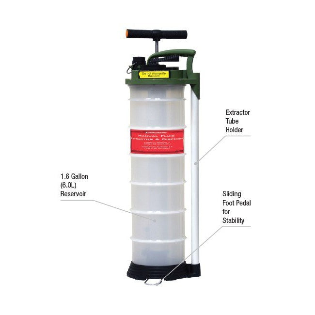 JohnDow 1.6 Gallon Fluid Dispenser/Evacuator P/N: JDI-150DE