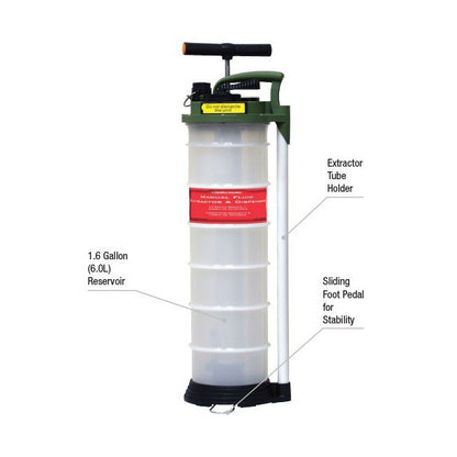 JohnDow 1.6 Gallon Fluid Dispenser/Evacuator P/N: JDI-150DE