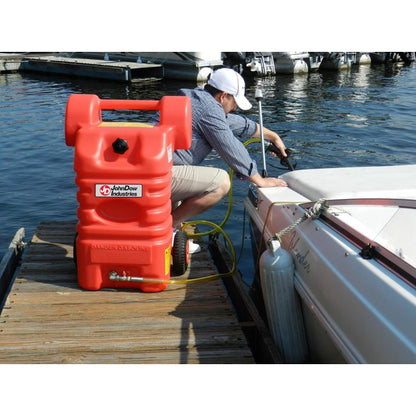 JohnDow 15-Gal. Poly Fuel Cart - Gasoline P/N: FC-15PFC