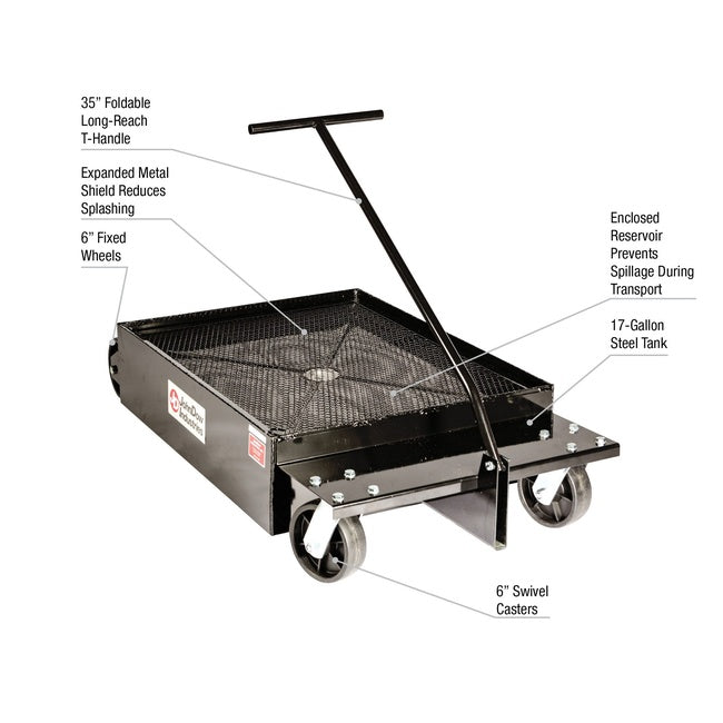 JohnDow 17-Gal. Low-Profile Oil Drain P/N: JDI-LP4