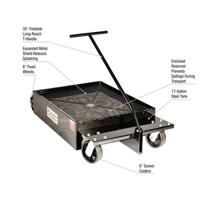 JohnDow 17-Gal. Low-Profile Oil Drain P/N: JDI-LP4