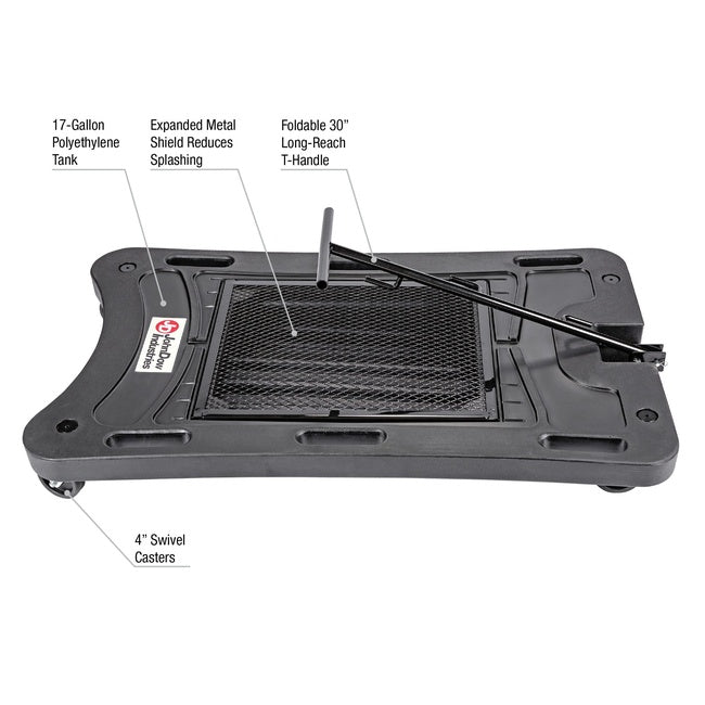 JohnDow 17-Gal. Poly Low-Profile Oil Drain P/N: JDI-17PLP