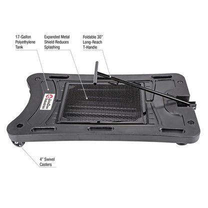 JohnDow 17-Gal. Poly Low-Profile Oil Drain P/N: JDI-17PLP