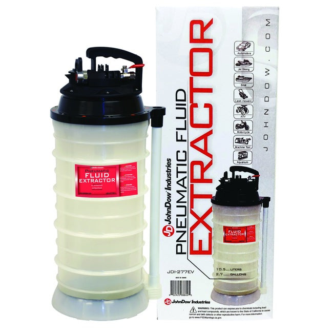 JohnDow 2.7 Gallon Pneumatic Fluid Evacuator P/N: JDI-277EV