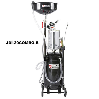 JohnDow 20-Gal. Combination Fluid Evac & Oil Drain P/N: JDI-20COMBO