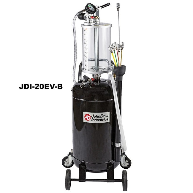 JohnDow 20-Gal. Fluid Evacuator w/Transparent Bowl P/N: JDI-20EV-B