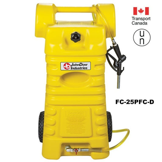 JohnDow 25-Gal. Poly Fuel Cart - Diesel P/N: FC-25PFC-D