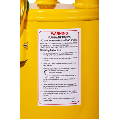 JohnDow 25-Gal. UL Listed Diesel Caddy P/N: FC-25DC