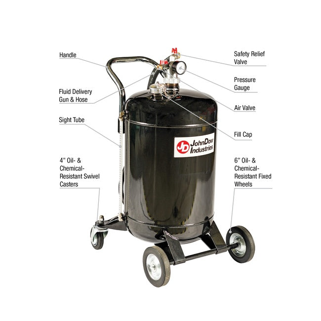 JohnDow 5-Gal. Fluid Dispenser P/N: JDI-5DP