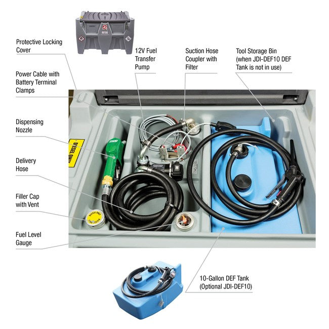JohnDow Auxiliary Fuel Tank 400 P/N: JDI-AFT106