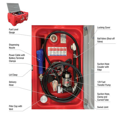 JohnDow Auxiliary Gas Tank 40 Gallon P/N: JDI-AGT40