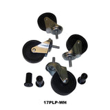 JohnDow Casters and Nuts For JDI-17PLP P/N: 17PLP-WH