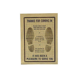 JohnDow Plastic Coated Paper Floor Mat - Box 500 P/N: PFM-500P