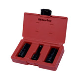 Ken-Tool 30115 Three Piece Lug & Lock Flip Socket Set