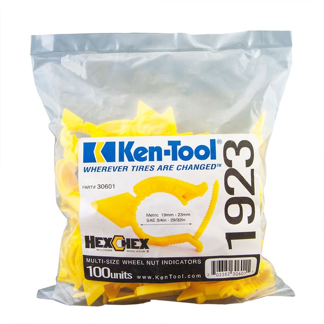 Ken-Tool 30601 Hexchex Multi-Size Loose Wheel Nut Indicator