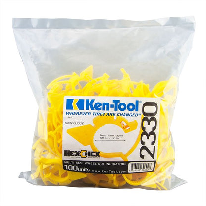 Ken-Tool 30602 Hexchex Multi-Size Loose Wheel Nut Indicator