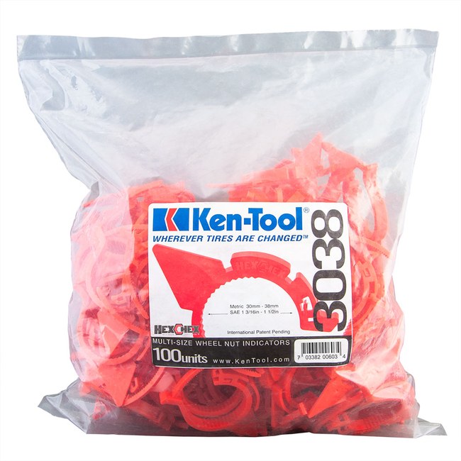 Ken-Tool 30603 Hexchex Multi-Size Loose Wheel Nut Indicator