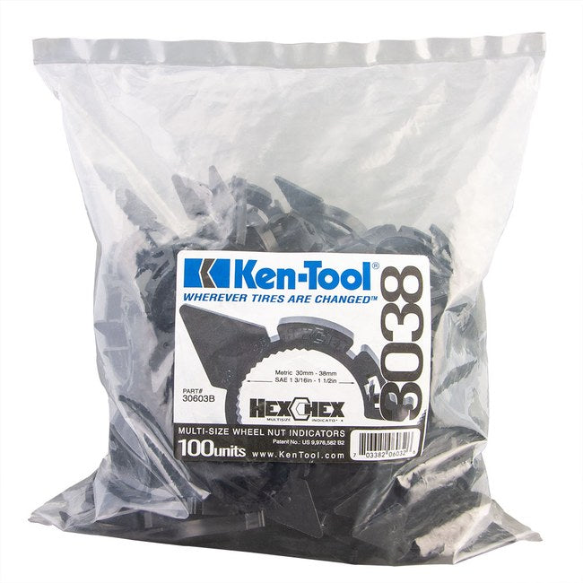 Ken-Tool 30603 Hexchex Multi-Size Loose Wheel Nut Indicator