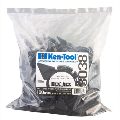 Ken-Tool 30603 Hexchex Multi-Size Loose Wheel Nut Indicator