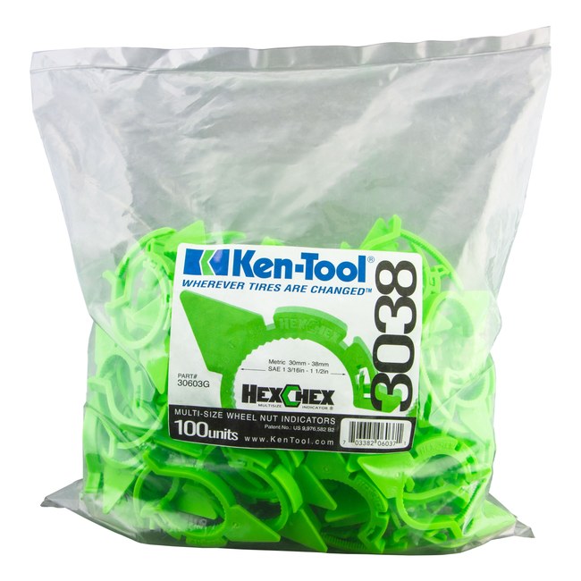 Ken-Tool 30603G Hexchex Multi-Size Loose Wheel Nut Indicator