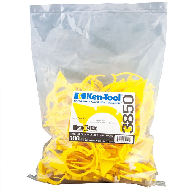 Ken-Tool 30604 Hexchex Multi-Size Loose Wheel Nut Indicator