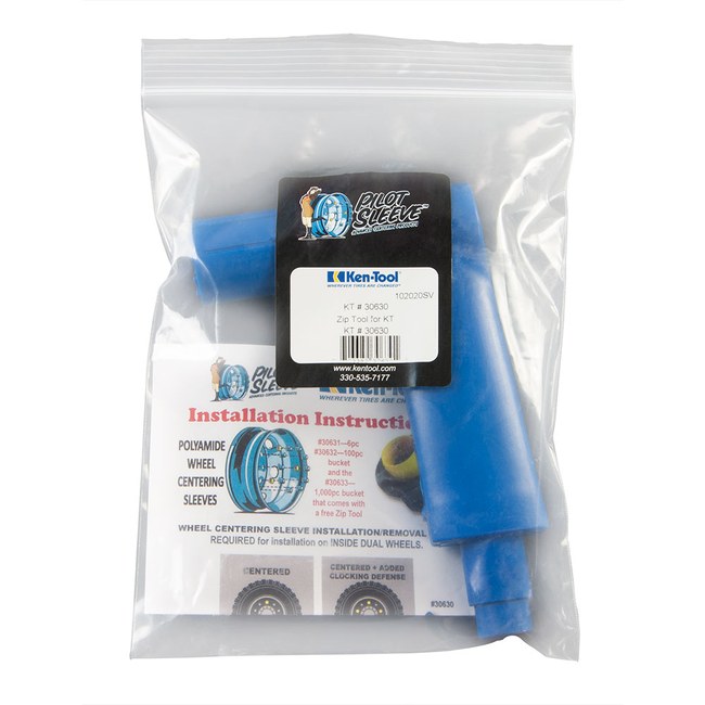 Ken-Tool 30616 Bag of 100 Pilot Sleeve Wheel Centering Sleeves - 20MM
