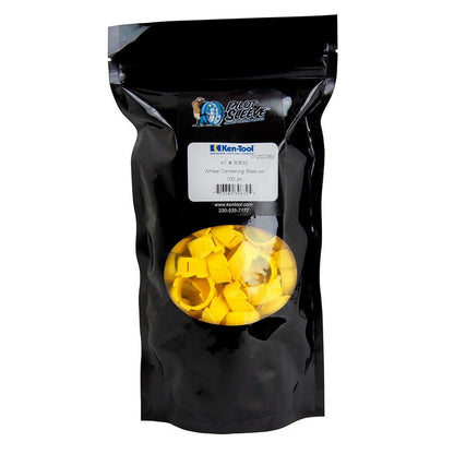 Ken-Tool 30632 Bag of 100 Pilot Sleeve Wheel Centering Sleeves - 22MM