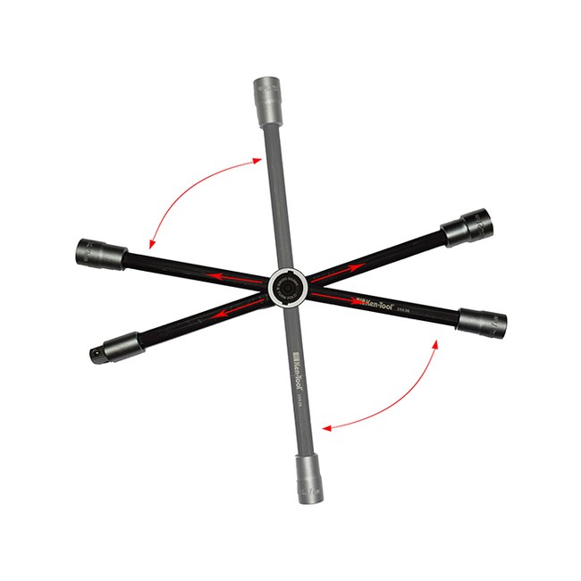 Ken-Tool 35636 Stow & Go™ 4-Way HD Lug Wrench