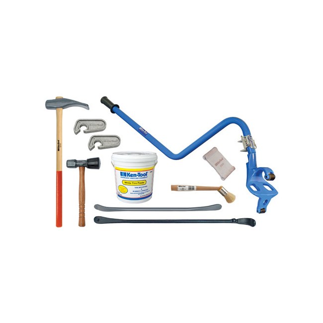 Ken-Tool 35848 8# Bucket White Paste Lube; Dries Tacky with Rust Preventative