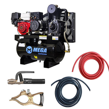 Mega Compressor MP-13030HWGU-250 Honda Electric Start Welder/Generator/Air Compressor