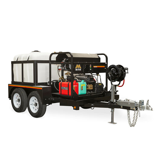 Mi-T-M HS-4005-0MDK-T - 4000 PSI Diesel Hot Water Pressure Washer Trailer Package