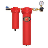 RTi EH4000 Eliminator II Air Compressor Desiccant Dryer, Regulator With Gauge