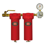 RTi STEALTH 6060B 2-Stage Coalescer Filter Combo, Regulator W/ Gauge