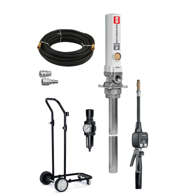 Samson 207A PM2 3:1 Portable Package 15 ft. Hose, 16 gal with 4 Wheel Cart, Metered Handle - Samson part 207A