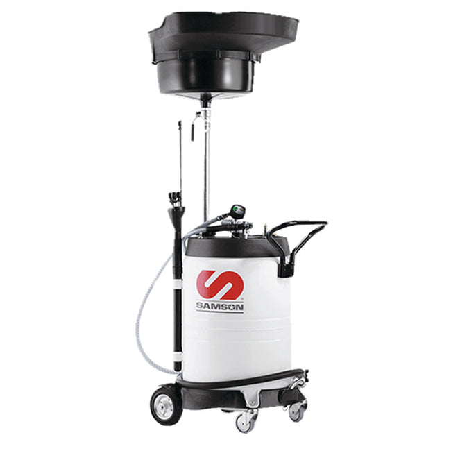 Samson 3725K 27 gal Waste Oil Suction/gravity Combo-black - Samson part 3725K