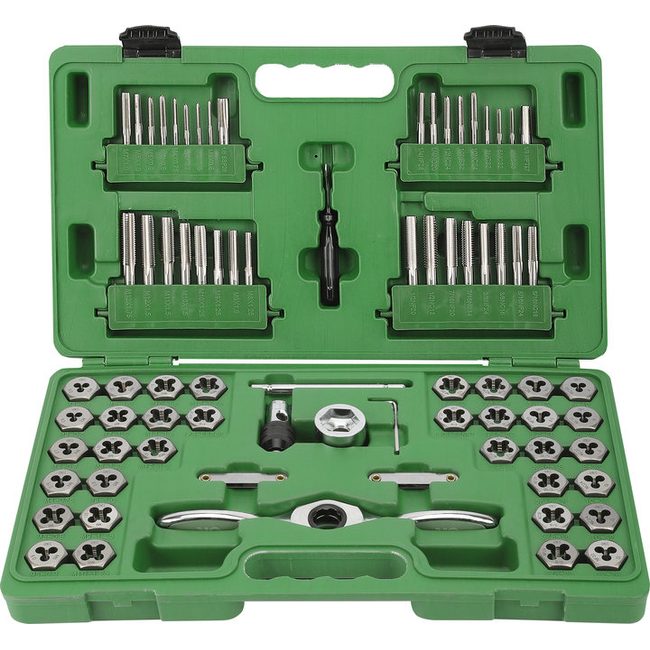 SK Tools SK01520 75 Piece Ratcheting Tap and Die Set 1