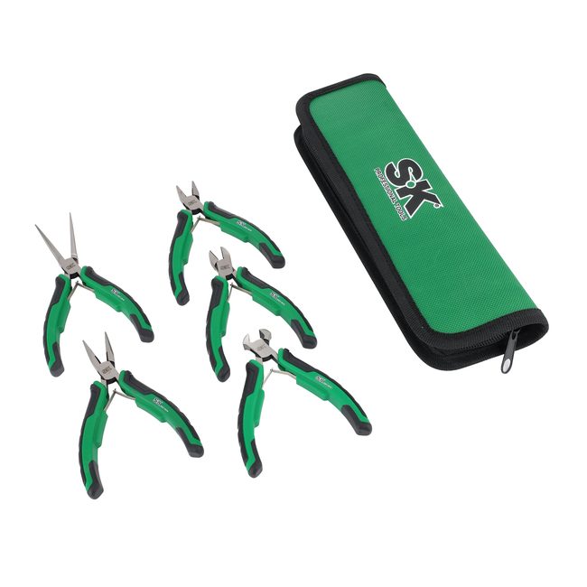 SK Tools SK02174 5 Piece Mini Pliers Set 1