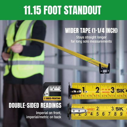 SK Tools SK02337 16 Ft. Self-Locking Tape Measurer 10