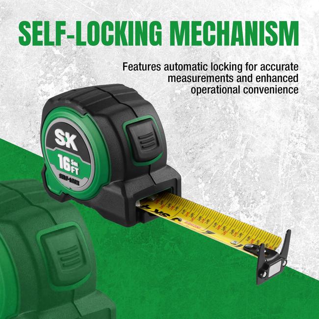SK Tools SK02337 16 Ft. Self-Locking Tape Measurer 7
