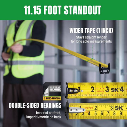 SK Tools SK02342 25 Ft. Self-Locking Tape Measurer 7
