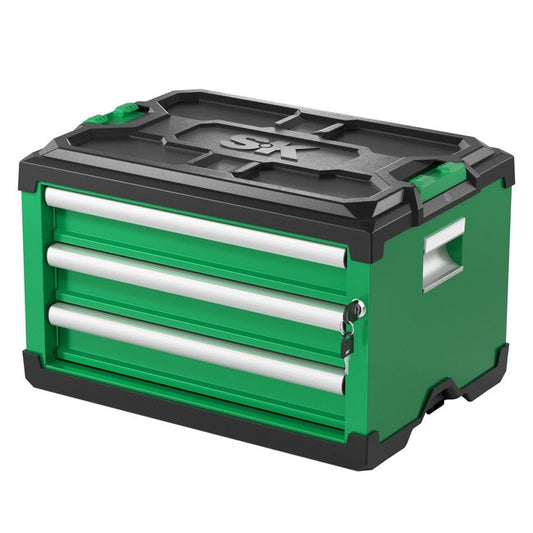 SK Tools SK03142 Modular Stackable Storage Toolbox, 3-Drawer 1