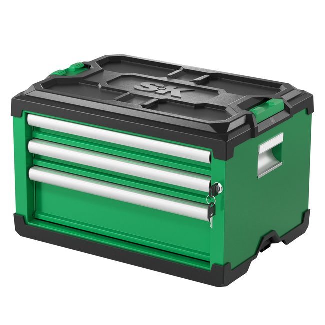 SK Tools SK03145 Modular Stackable Storage Toolbox, 3-Drawer: 2 1