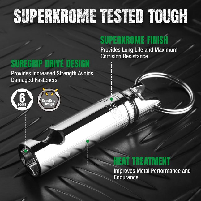 SK Tools SK03443 Socket Bottle Opener Keychain 3