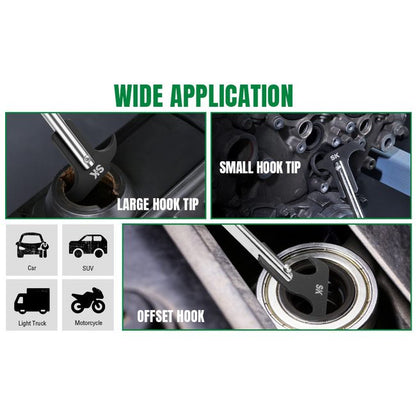 SK Tools SK03482 Seal Puller with 2 Extra Blades 7
