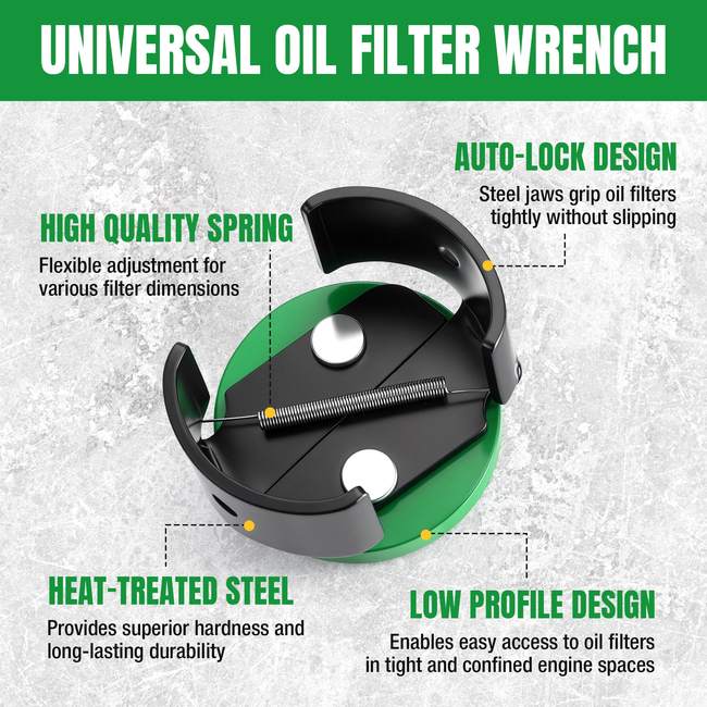 SK Tools SK03484 Adjustable Oil Filter Wrench 5